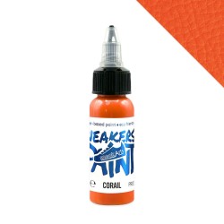 SneakArts Lederfarbe Koralle