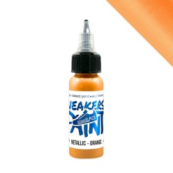 Metallic Lederfarbe Orange