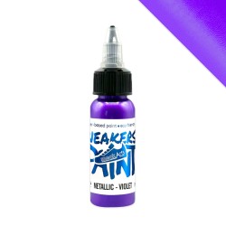 Metallic Lederfarbe Violett